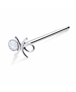 Stone Knot Straight Nose Stud NSKA-776